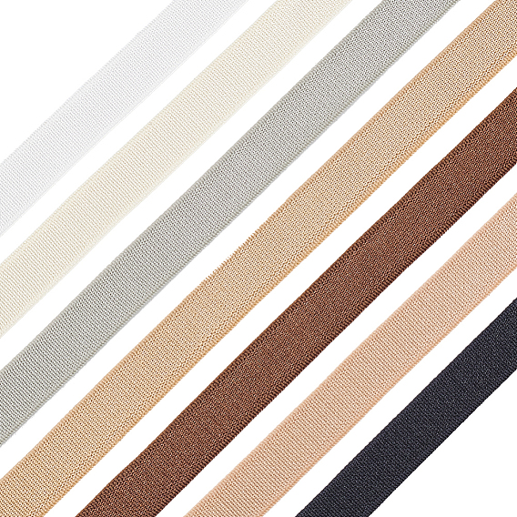 14м 7 стили плоский полиэстеровый эластичный шнур, эластичный плечевой ремень из полиэстера, для пошива бюстгальтеров