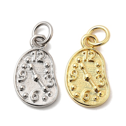Латунные подвески, чары для часов, долговечный, без свинца и без кадмия, стойки покрытие, с целью перехода в кольце