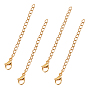 304 Stainless Steel Chain Extender, with Lobster Claw Clasp