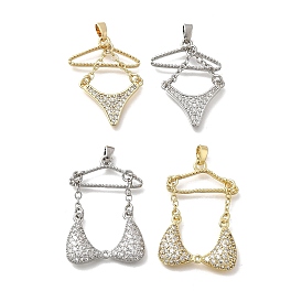 Латунные микро проложить кубического циркония прелести, бикини