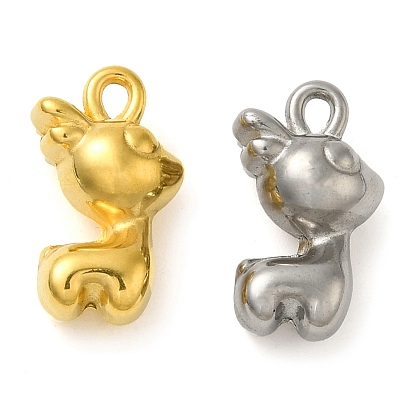 Ионное покрытие (ip) 304 подвески из нержавеющей стали, олень очарование