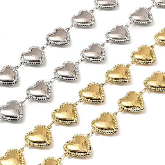 304 ссылка цепи из нержавеющей стали сердце, пайки, с катушкой