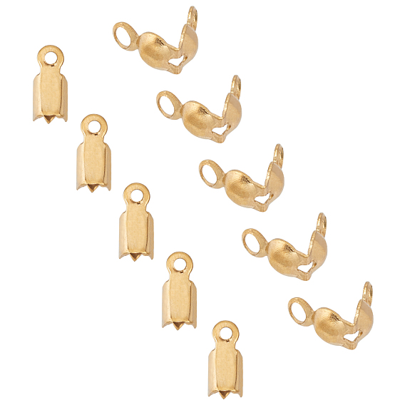 Вакуумное покрытие pvd 304 наконечники из нержавеющей стали и загнутые концы