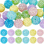 Resin Rhinestone Beads, with Acrylic Round Beads Inside, for Bubblegum Jewelry