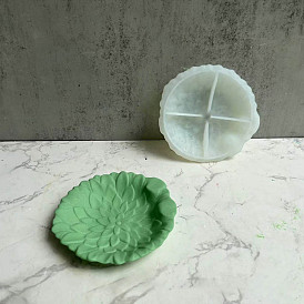 DIY Leaf Dish Tray Silicone Molds, Storage Molds, for UV Resin, Epoxy Resin Craft Making