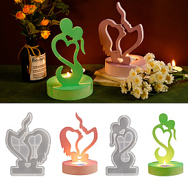 Силиконовые формы, формы для подсвечников, формы для литья гипсовой смолы, белые