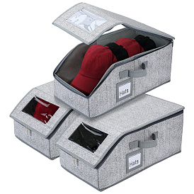 Коробки для хранения тканевых шляп, прямоугольные