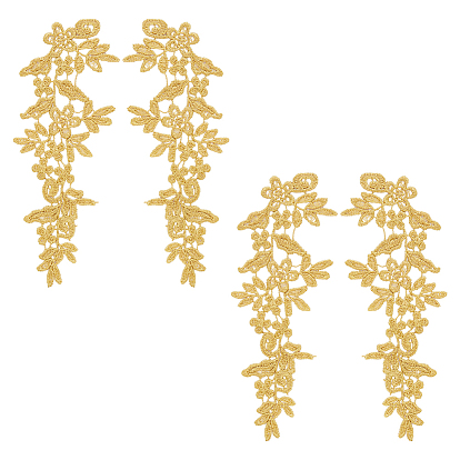 Цветок полиэстер вышивка кружево орнамент аксессуары, аппликация