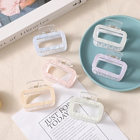 Акриловые коготь заколки, прямоугольные