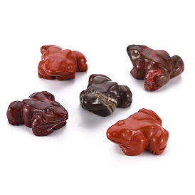 Natural & Synthetic Gemstone Display Decorations, Frog