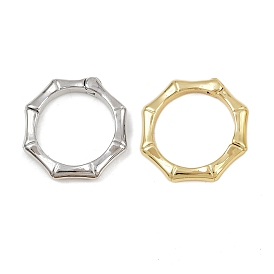 Латуни Twister застежками, без кадмия и без свинца, восьмиугольник