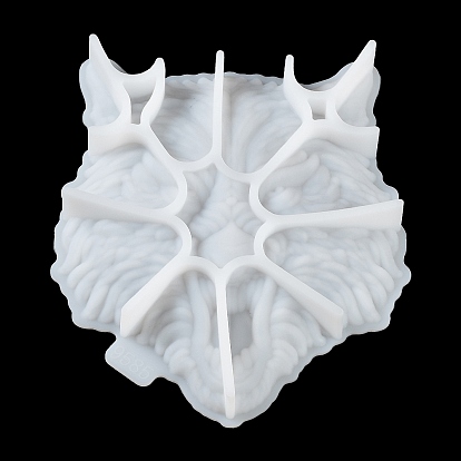 Wolf Head DIY Wall Decoration Silicone Molds, Resin Casting Molds, for UV Resin, Epoxy Resin Craft Making