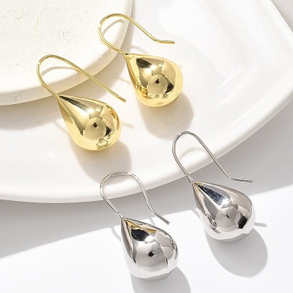 Серьги-капли из латуни, без кадмия и без свинца, стойки покрытие