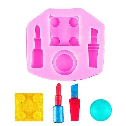 Food Grade Makeup DIY Silicone Fondant Molds, Resin Casting Molds, for Chocolate, Candy Making