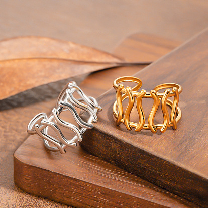 304 кольца для пальцев из нержавеющей стали для женщин