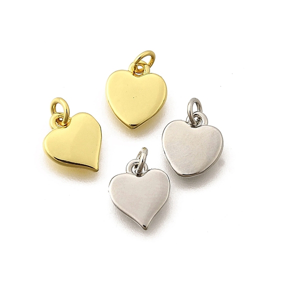 Латунь прелести, сердце, стойки покрытие, прочное покрытие, без кадмия и без свинца, с целью перехода в кольце