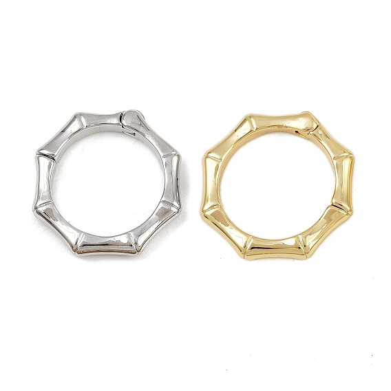 Латуни Twister застежками, без кадмия и без свинца, восьмиугольник