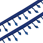 3 mètres de bordure perlée en polyester acrylique, rubans à pompons