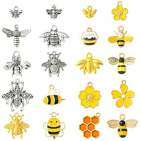 80 шт 20 стили подвески из сплава, темы пчел