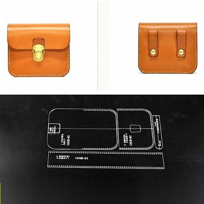 China Factory DIY Leather Waist Bag Acrylic Template, Acrylic Leather  Pattern Leather Templates 25~236x14.5~110x1.5~2mm, Hole: 1.2mm, 5pcs/set in  bulk online 