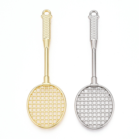 Стойки обшивки сплава большие кулоны, без свинца, без никеля и без кадмия, ракетки для бадминтона