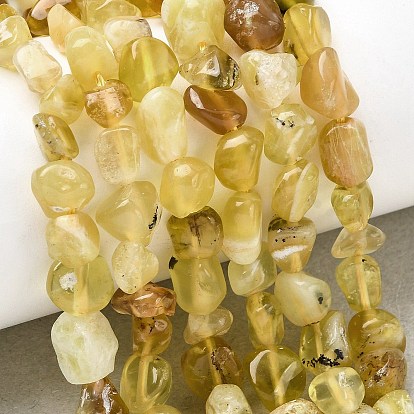 Природные желтые опал бусины пряди, самородки, упавший камень