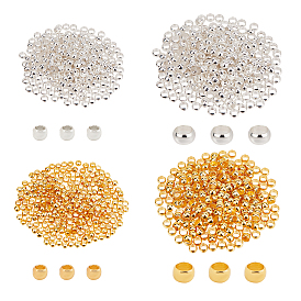 Brass Crimp Beads, Disc