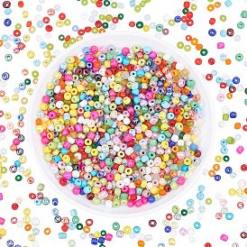 PandaHall Elite 5 Style Glass Seed Beads, for DIY Jewelry Making, Round