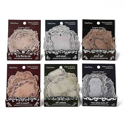 30 листы в стиле барокко, винтажные блокноты, стикеры, наклейки с наклейками, для офисного школьного чтения