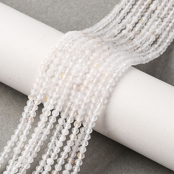 Природных кристаллов кварца бисер нитей, граненые, круглые