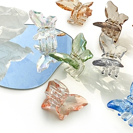 Butterfly Acrylic Claw Hair Clips, Hair Accessories for Women & Girls