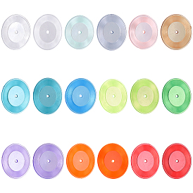 180Pcs Plastic Mini Disc Display Decorations, Micro Landscape Decoration Accessories