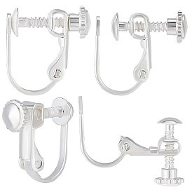 20 латунные серьги-клипсы, конвертер для серег без прокола