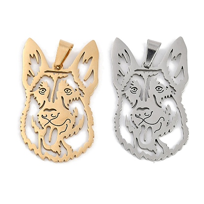 Ионное покрытие (ip) 304 подвески из нержавеющей стали, лазерная резка, овчарка очарование