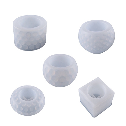Moules en silicone pour bougies de bricolage, fabrication de décoration, pour la fabrication de bougies, silicone de qualité alimentaire