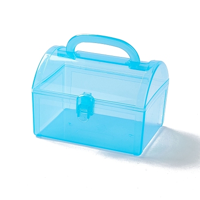 Blue Portable First Aid Box Organizer, Multipurpose Sewing Box