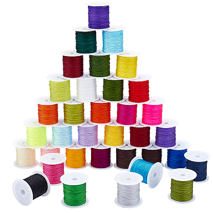 Nylon Thread Cord, DIY Braided Ball Jewelry Making Cord