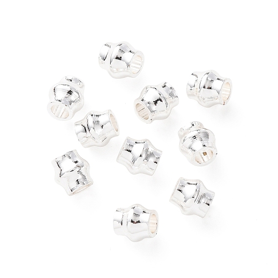 Латунные бусины, баррель, стойки покрытие, долговечный, без кадмия и без свинца