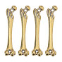 4 шт. винтажные латунные подвески-соединители, ссылки в форме кости