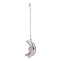 304 Stainless Steel Tea Infuser, Moon with Chain Hook, Tea Ball Strainer Infusers