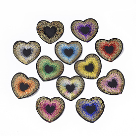 Computerized Embroidery Cloth Iron On/Sew On Patches, Costume Accessories, Appliques, Heart