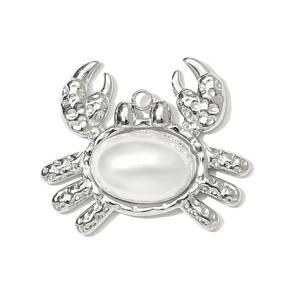 304 подвески из нержавеющей стали, крабовые прелести, с ABS имитации жемчуга