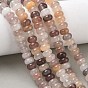 Natural Quartz Beads Strands, Smooth Rondelle