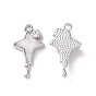 Alloy Micro Pave Cubic Zirconia Pendants, with Resin Cabochons, Star