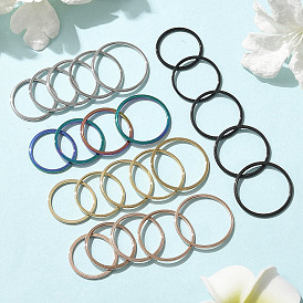 304 кольца плоские из нержавеющей стали, ионное покрытие (ip)