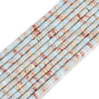 Synthetic Shoushan Stone Beads Strands, Disc, Heishi Beads