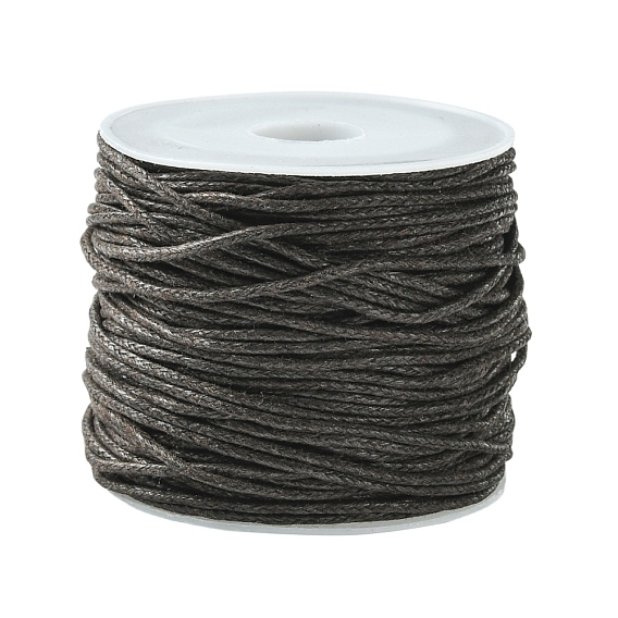 23M Round Waxed Cotton Cords, Macrame Artisan String for Jewelry Making