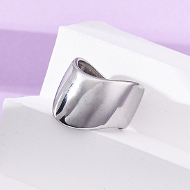 304 из нержавеющей стали Манжета кольца для женщин
