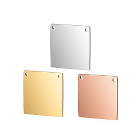 304 подвески из нержавеющей стали для штамповки заготовок, зеркальная полировка, квадратный шарм