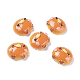 Resin Cabochons, Crab Bread